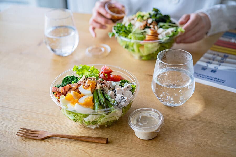サラダランチ配達サービス|健康経営